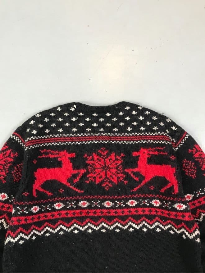 Vintage Polo Ralph Lauren Knit Sweater — Classic Black (Size L) thumbnail 3