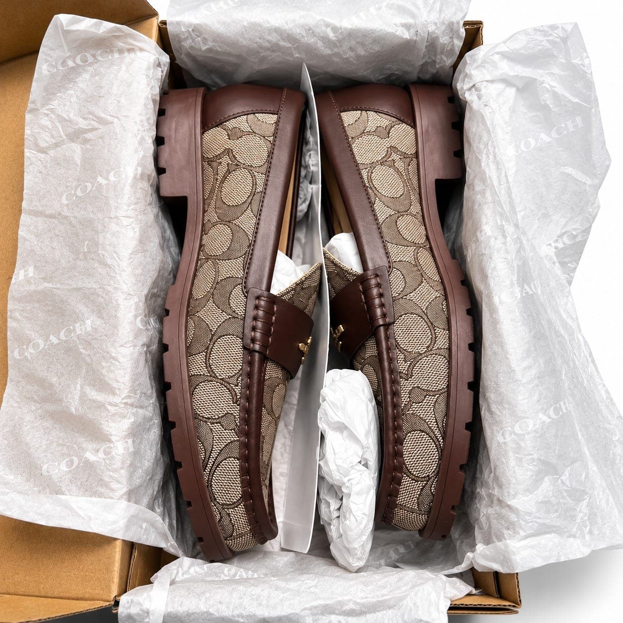 COACH Janie Signature Loafers- Maple Brown  — image 5 of 9