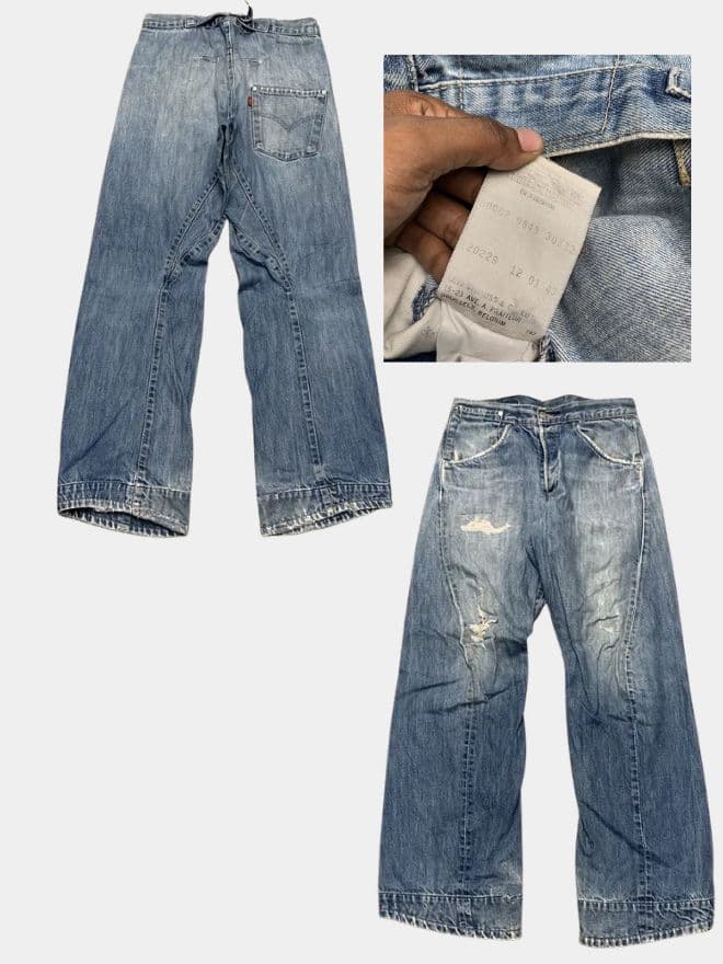 Vintage Levi's Engineer Jeans Bundle | Buckle Back & Classic Denim Mix — image 5 of 13