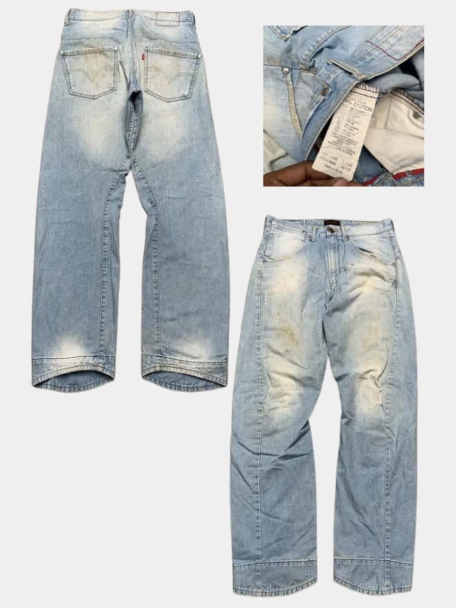 Vintage Levi's Engineer Jeans Bundle | Buckle Back & Classic Denim Mix — image 6 of 13