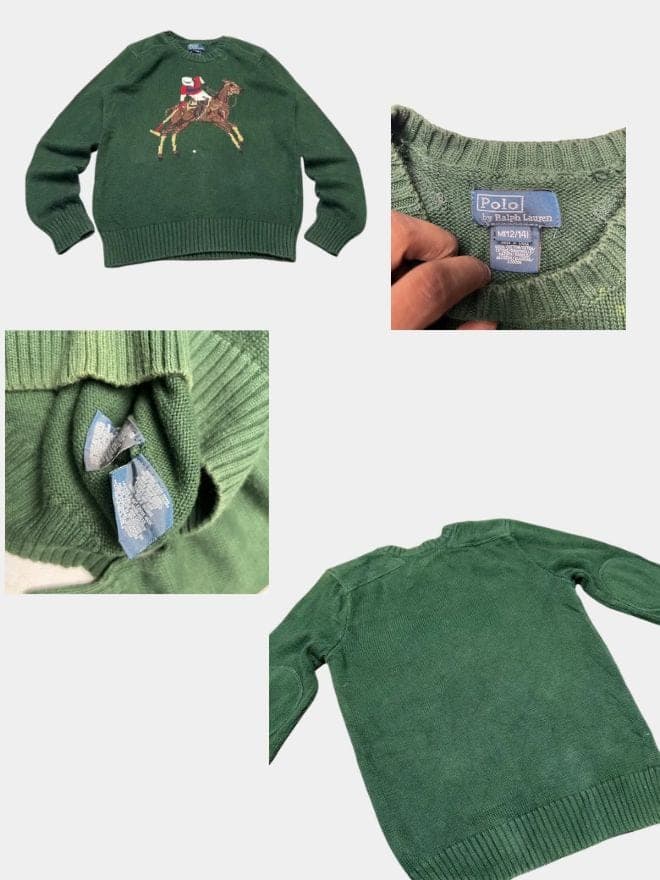Bundle Of Vintage Ralph Lauren Polo Bear Sweater  — image 3 of 8