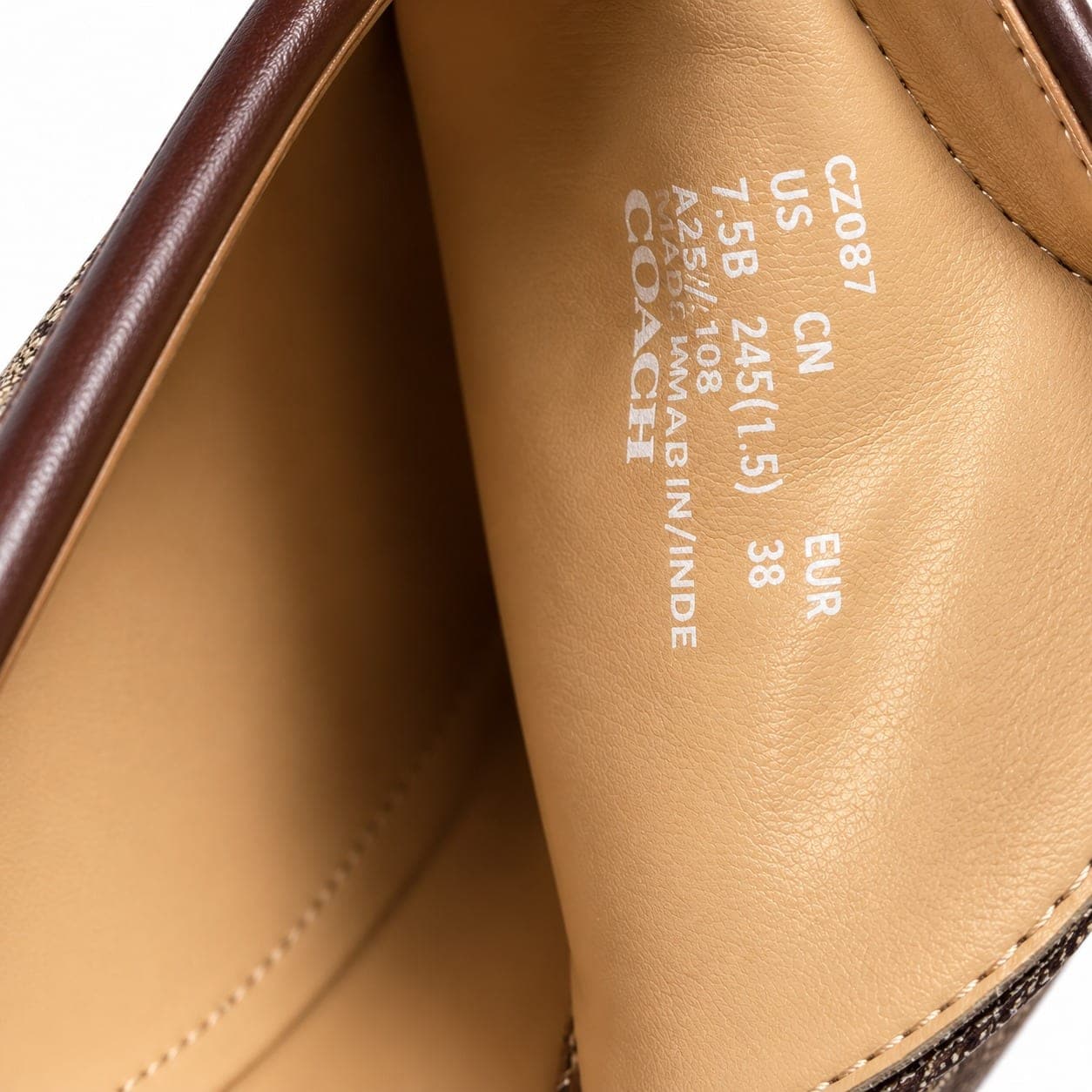 COACH Janie Signature Loafers- Maple Brown  — image 8 of 9