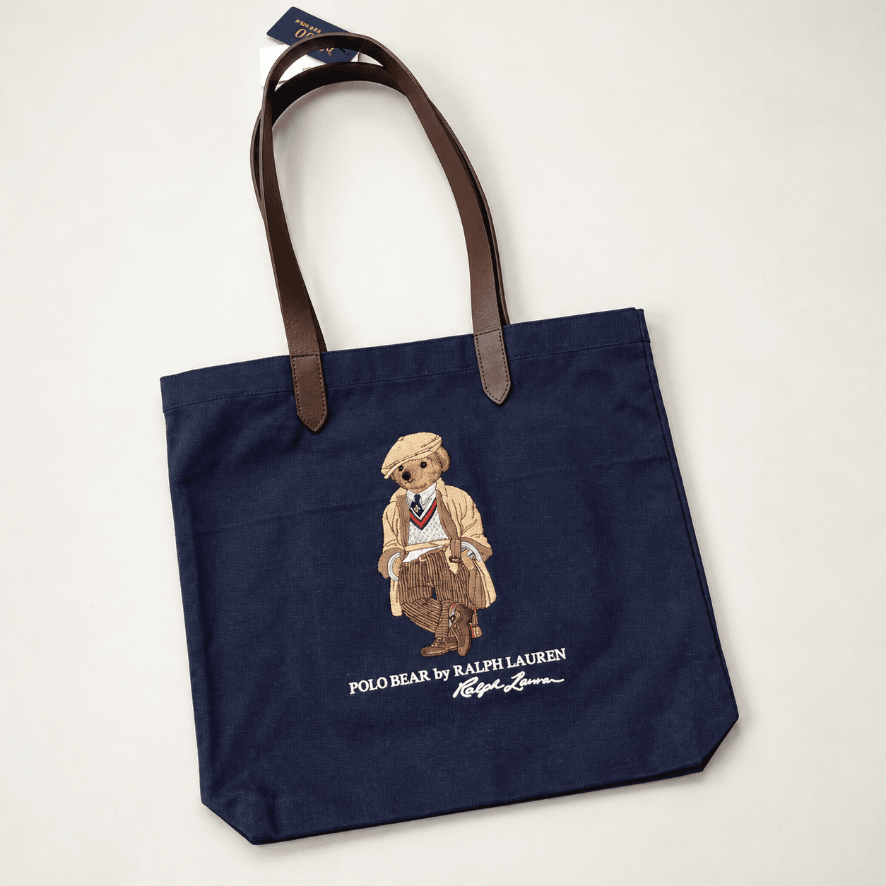 Ralph Lauren Polo Bear Canvas Tote Bag – 20 Pieces Bundle