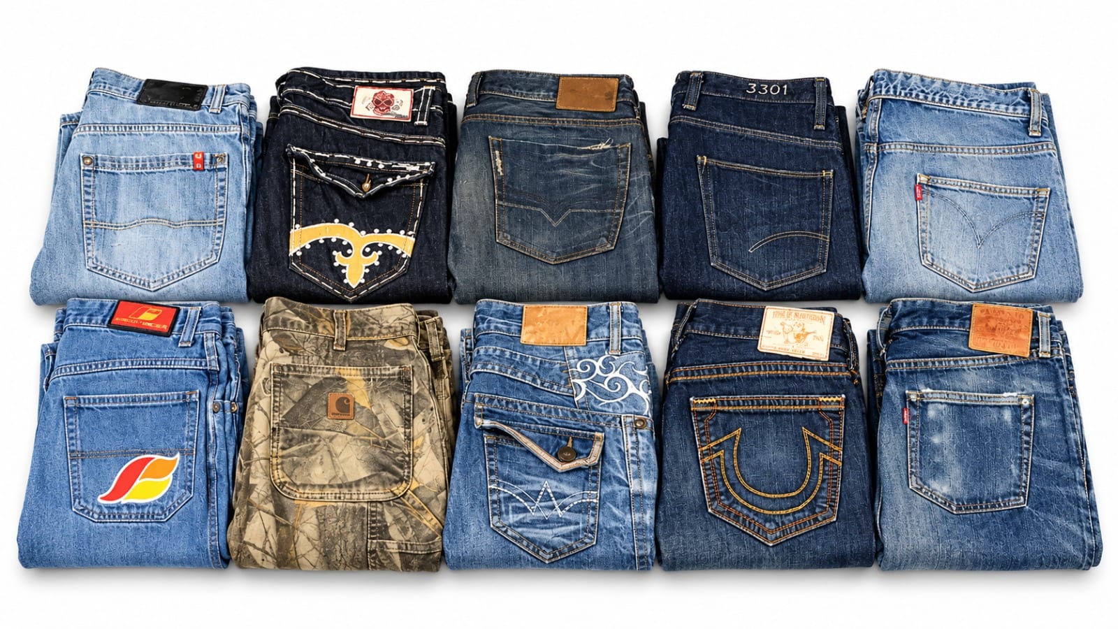 Vintage Cargo Pants from the 90s and Y2K Era