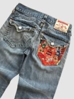 vintage true religion embroidered denim - Image 4
