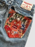 vintage true religion embroidered denim - Image 5