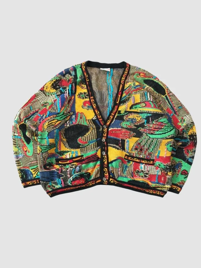 BUNDLE OF 20 VINTAGE COOGI 3D KNIT MULTICOLOUR SWEATER AND BUNDLE OF 20 VINTAGE COOGI 3D KNIT MULTICOLOUR SWEATER AND