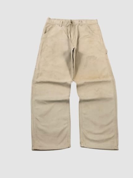VINTAGE SUNFADE CARHARTT  CARPENTER DENIM