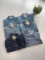 vintage bundle of 10 levis engineer denim jacket - Image 2
