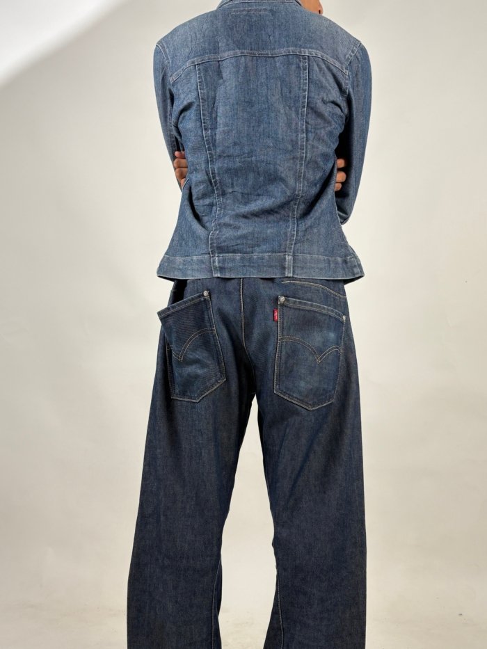 SET OF 2 VINTAGE LEVIS ENGINEER'S - Image 5