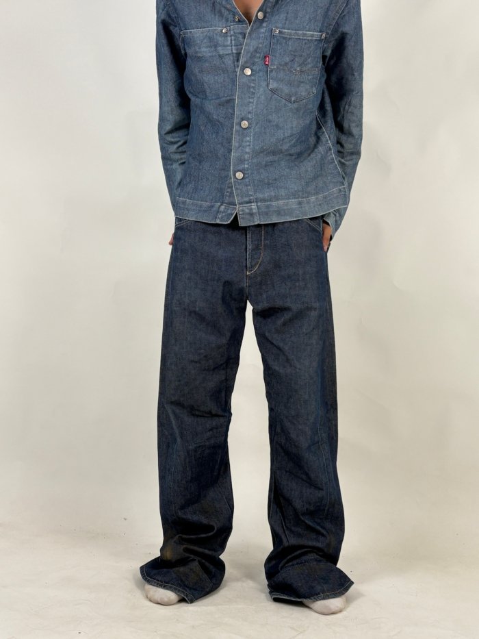 SET OF 2 VINTAGE LEVIS ENGINEER'S - Image 1