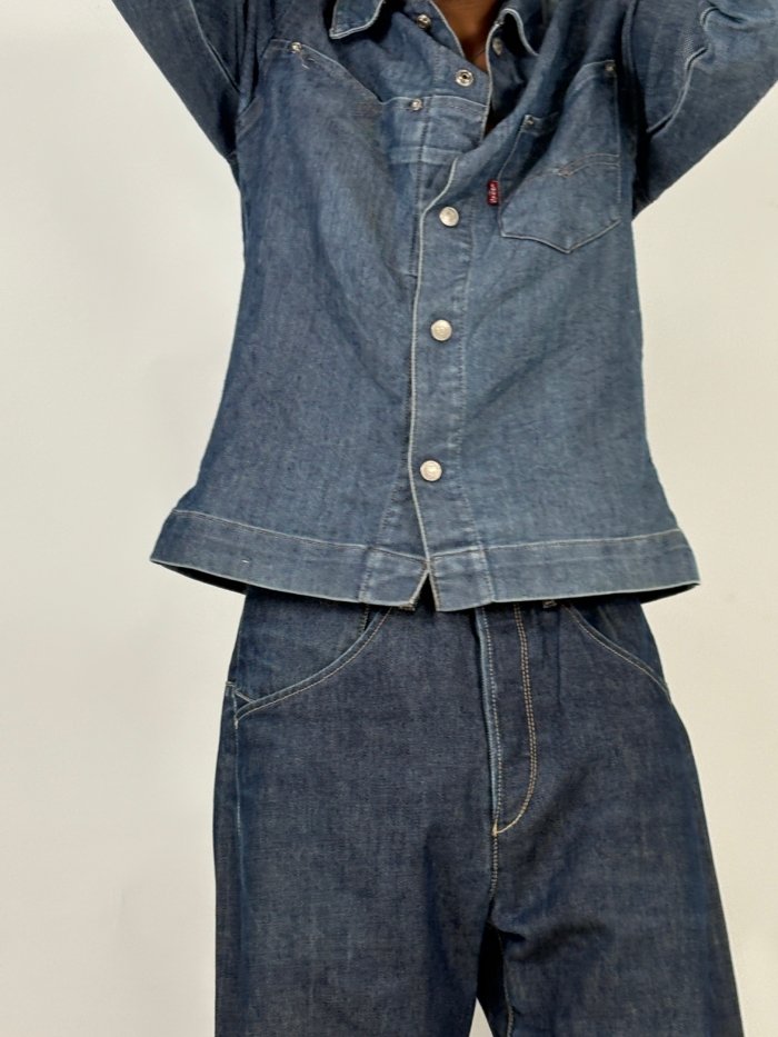 SET OF 2 VINTAGE LEVIS ENGINEER'S - Image 4