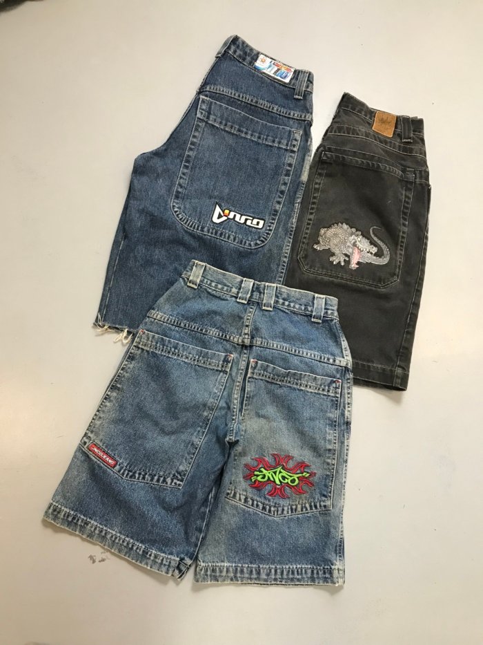 COMBO  OF 4 RARE JNCO DENIM AND JORTS - Image 3