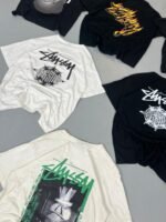 FACTORY LEFTOVER STUSSY PRINTED T BUNDLE OF 50 - Image 2