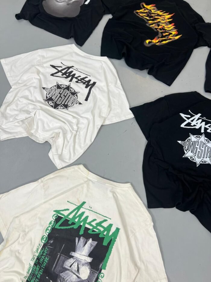 FACTORY LEFTOVER STUSSY PRINTED T BUNDLE OF 50 - Image 2