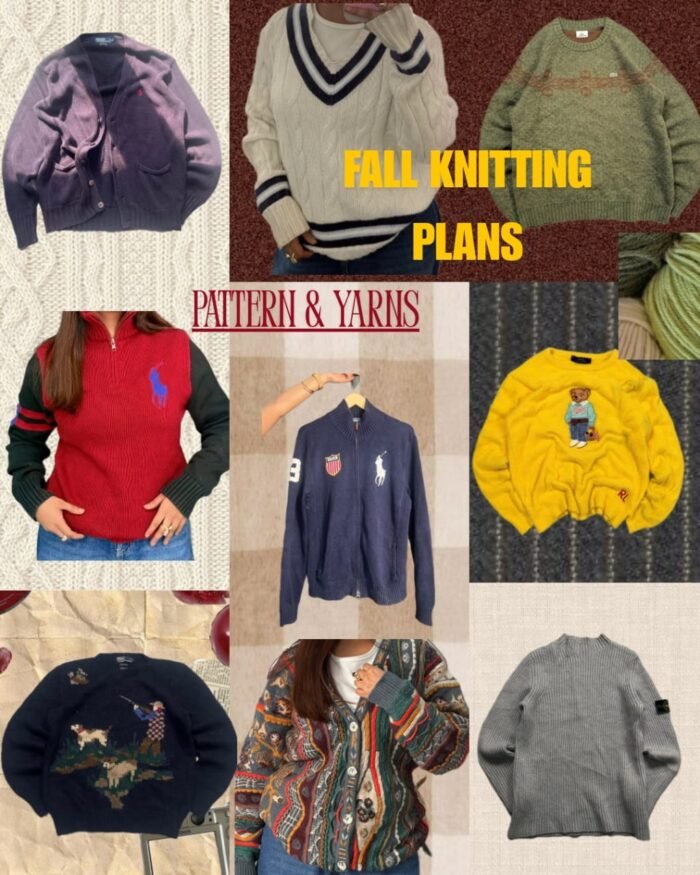 vintage collection of knit bundle of 20 - Image 2